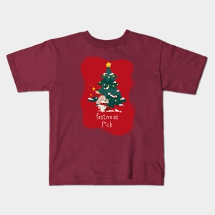 Festive as F*ck - Festive AF Dog Kids T-Shirt